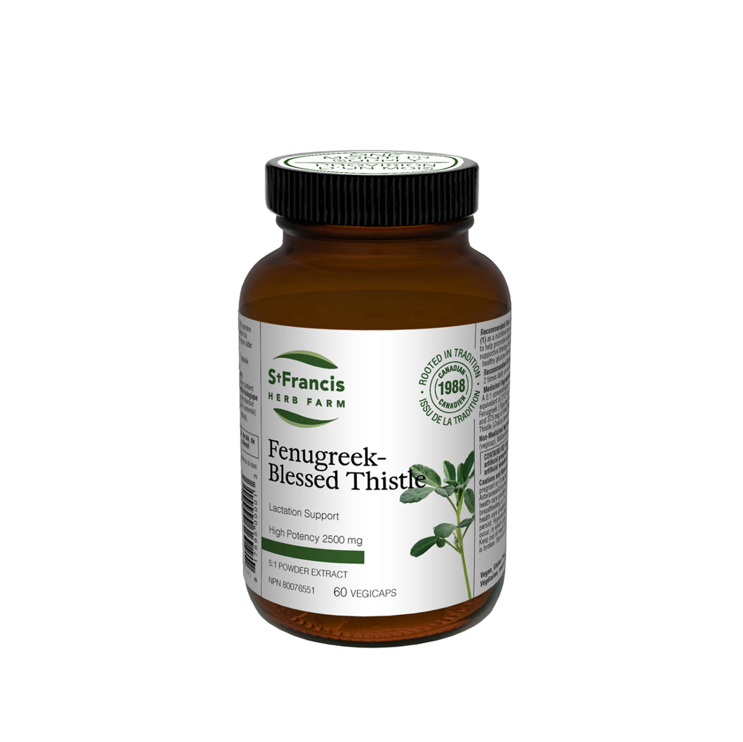 Fenugreek/Blessed Thistle 60 Capsules Healthy Moms Market