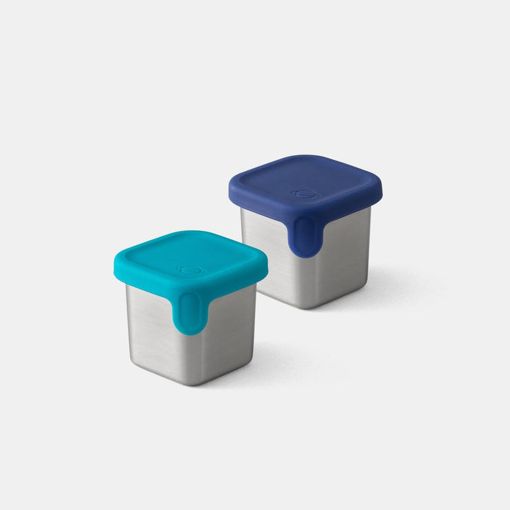 Shuttle/Launch Little Square Dipper with Leakproof Silicone Lid