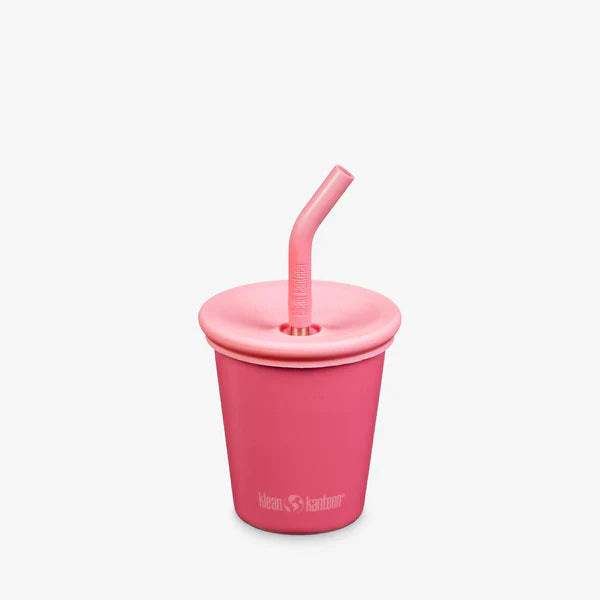 Klean Kanteen Kid's Cup with Straw Lid- Rouge Red