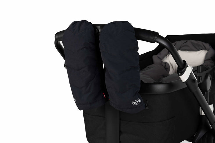 Voksi Explorer Winter Stroller Mittens - Black