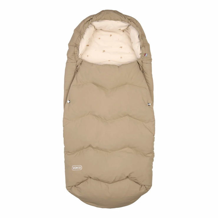 Voksi Explorer Winter Stroller/Carseat Footmuff - Dark Sand