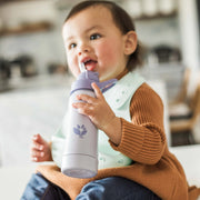 Sprout Ware Straw Bottle 10 oz- Plum