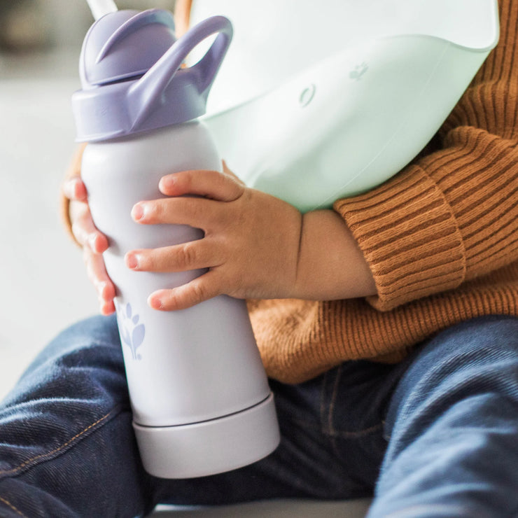 Sprout Ware Straw Bottle 10 oz- Plum