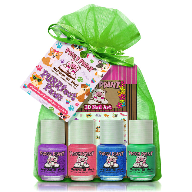 Kids Nail Polish Set - Purrfect Paws