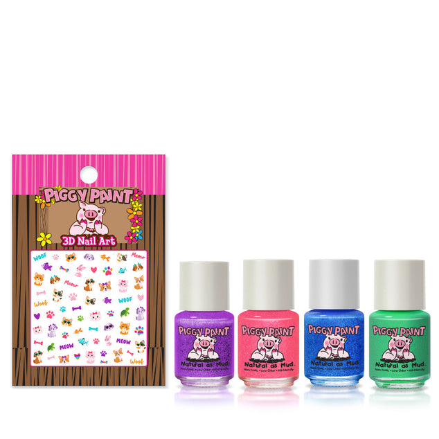 Kids Nail Polish Set - Purrfect Paws