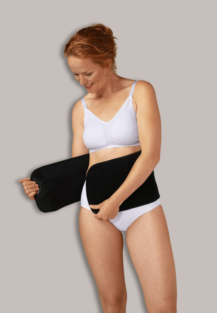 Organic Post Birth Belly Binder - Black