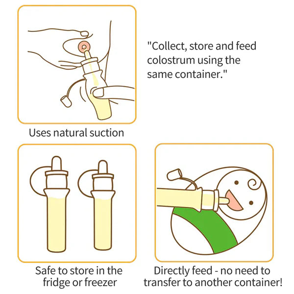 Haakaa Silicone Colostrum Collector Set