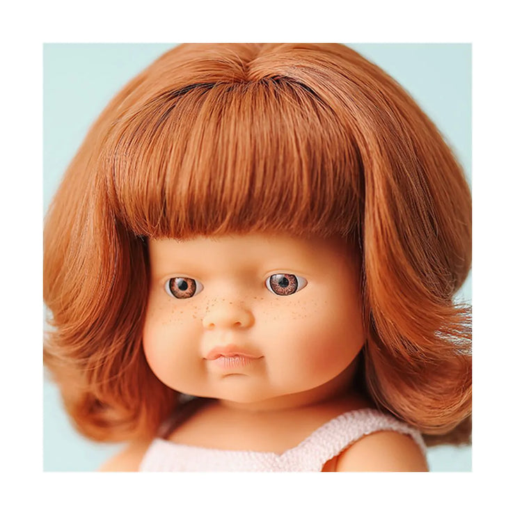 Miniland 15 inch Baby Doll - Female: Red Hair