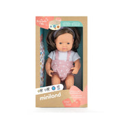 Miniland 15 inch Baby Doll - Female: Brown Hair