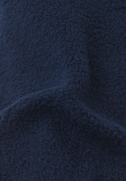 Lambswool Knitted Kids' Mittens - Navy