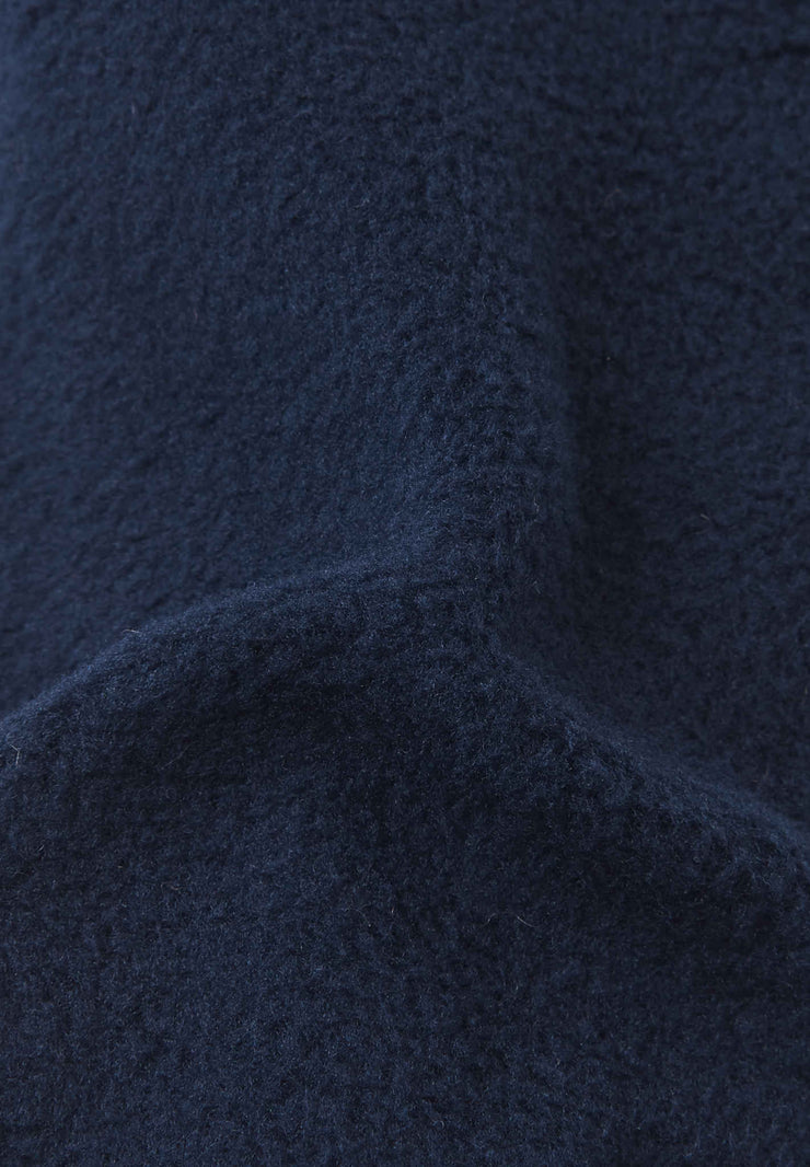 Lambswool Knitted Kids' Mittens - Navy