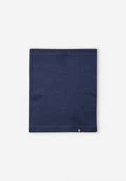 Merino Wool Tube Scarf - Navy Blue