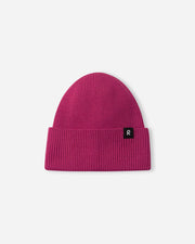 Merino Wool Kids' Beanie - Rosy Berry