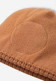 Merino Wool Blend Kids' Beanie - Cinnamon Brown