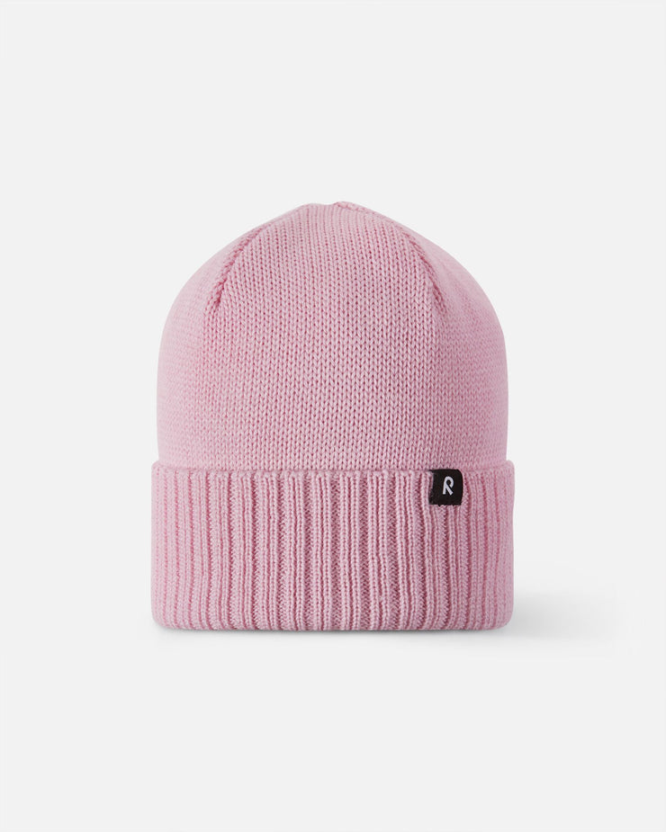 Merino Wool Blend Kids' Beanie - Pale Rose