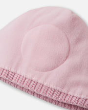 Merino Wool Blend Kids' Beanie - Pale Rose