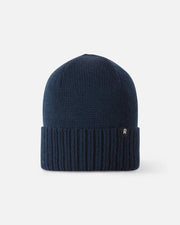 Merino Wool Blend Kids' Beanie - Navy