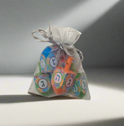 Painted Wood Dreidels - 6 pack