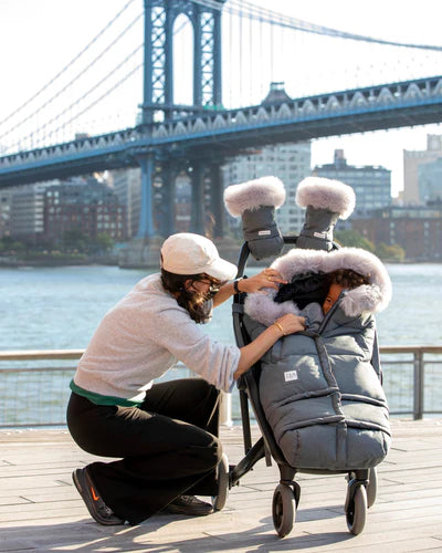 Winter Stroller Footmuff | Tundra - Heather Grey