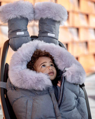 Winter Stroller Footmuff | Tundra - Heather Grey