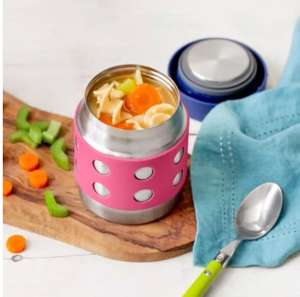 Lunchbots Insulated 8oz Food Jar - Pink