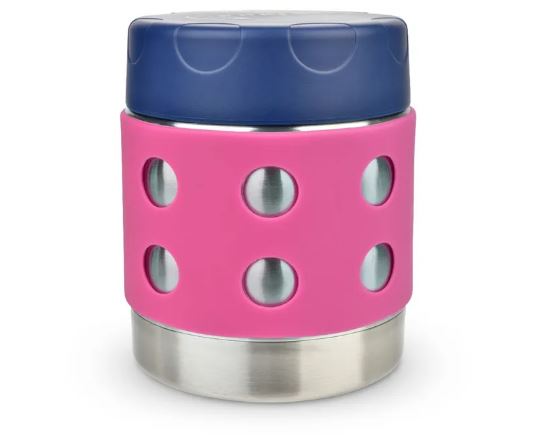 Lunchbots Insulated 8oz Food Jar - Pink