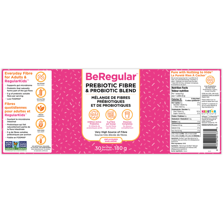 BeRegular Prebiotic Fibre and Probiotic Blend