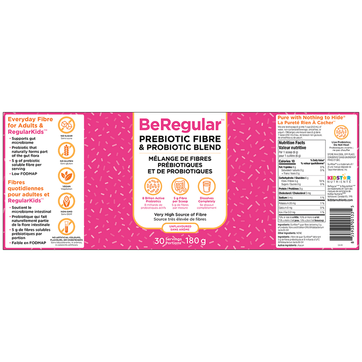 BeRegular Prebiotic Fibre and Probiotic Blend