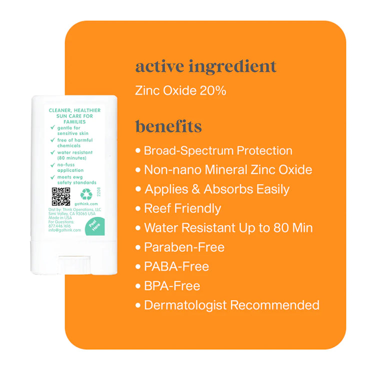 Think Kids Mineral Sunscreen Stick SPF 30