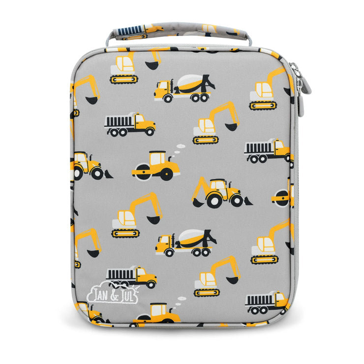 Kids' Lunch Bag - Grey Construction