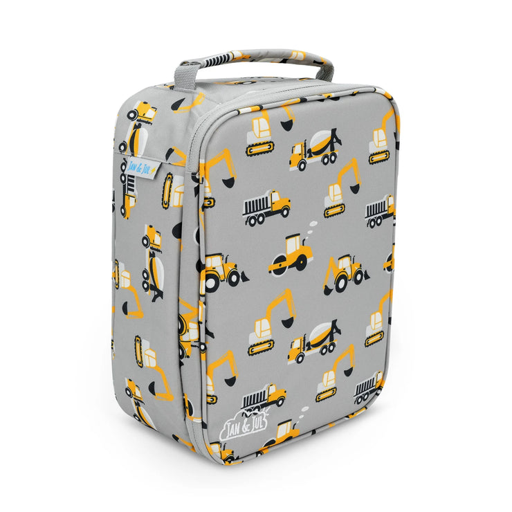 Kids' Lunch Bag - Grey Construction