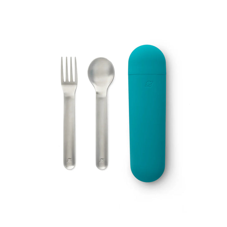 Planetbox Dig In Utensils for Kids + Silicone Case