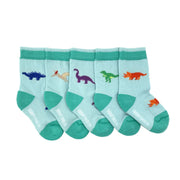 Baby Organic Cotton Mismatched Socks - Baby Dinosaur