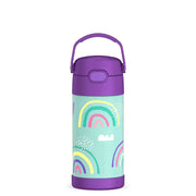 Thermos FUNtainer 12oz Water Bottle with Straw Top - Rainbows