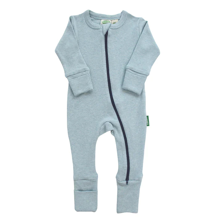 Parade Organics Snuggle Soft Romper - Blue