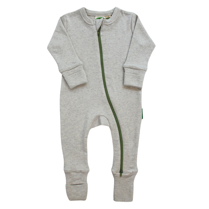 Snuggle Soft Organic Cotton Romper - Grey