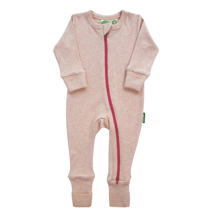 Parade Organics Snuggle Soft Romper - Pink