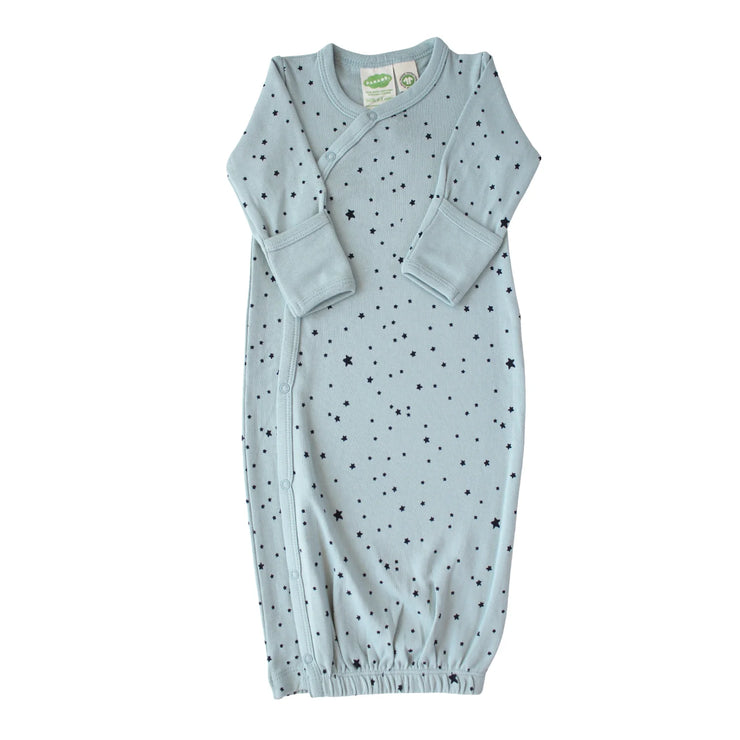 Parade Organics Baby Kimono Gown | Navy Stars