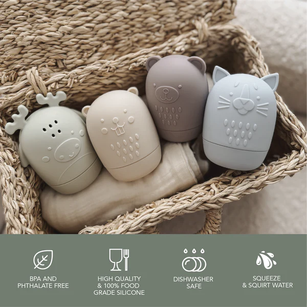 Silicone Bath Toys - Canadian Animals