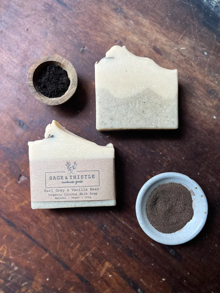 Earl Grey & Vanilla Bean Coconut Milk Soap