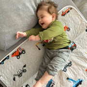 Pee Pals Reusable Waterproof Potty Training Mat (Pack Of 2) - Trucks