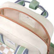 Mini Canvas Backpack - Check Yes