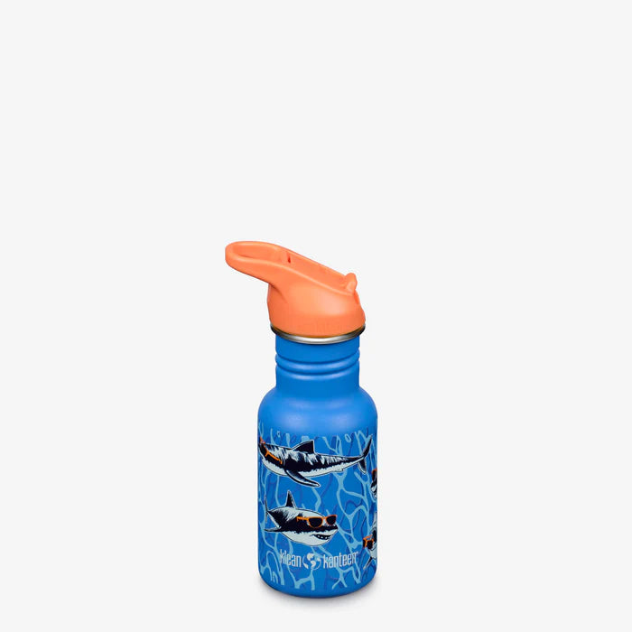 Klean Kanteen 12oz Stainless Steel Water Bottle - Sharks in Shades