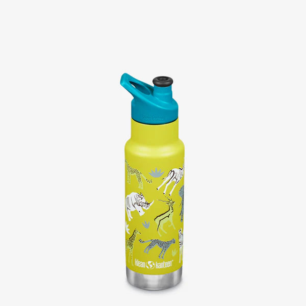 Klean Kanteen Insulated 12oz Water Bottle with Sport Top - Safari
