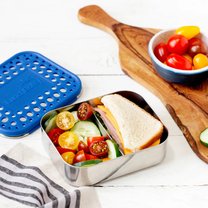 Lunchbots Stainless Steel Bento Box - Medium Duo