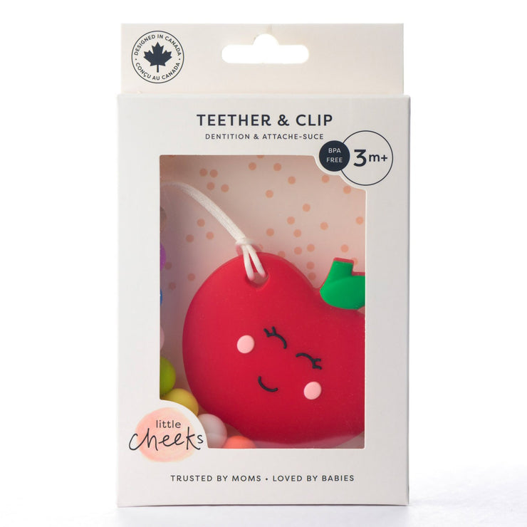Apple Teether + Clip