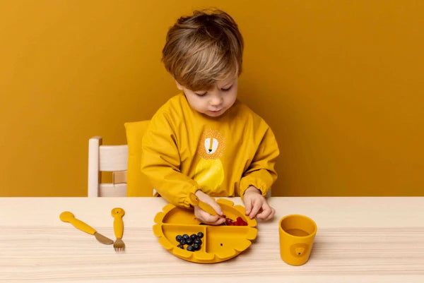 Trixie Waterproof Long Sleeve Bib - Mr. Lion