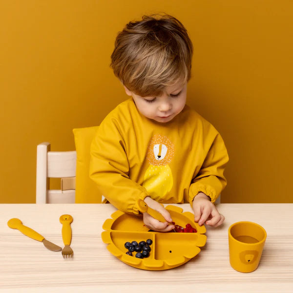 Trixie Silicone Divided Suction Plate - Mr. Lion