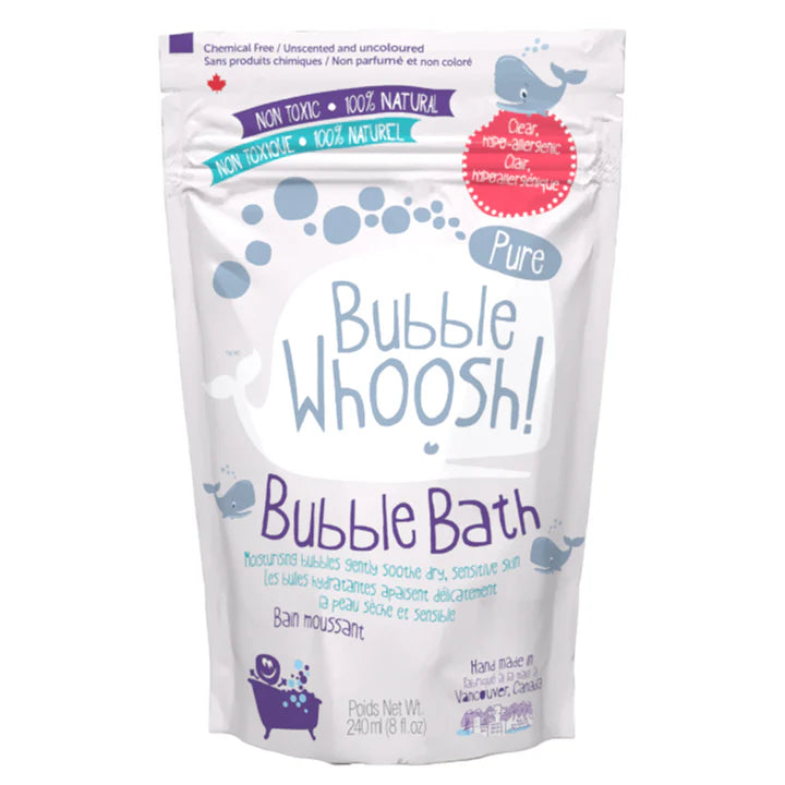 Bubble Woosh Hypoallergenic Bubble Bath Powder - Clear