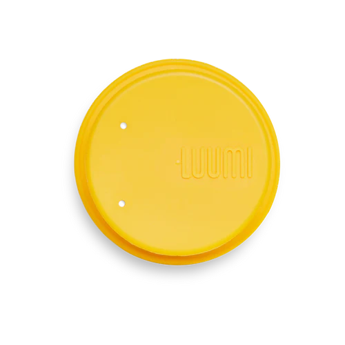 Silicone Lid and Straw - Yellow